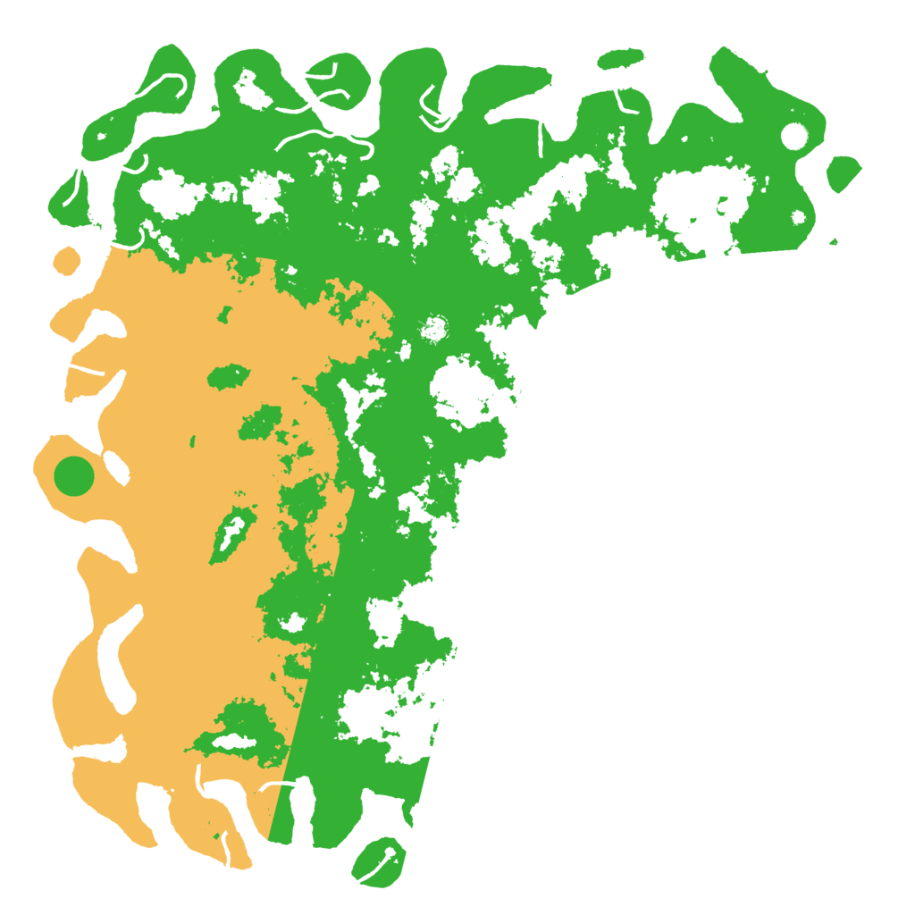 Biome Rust Map: Procedural Map, Size: 6000, Seed: 57382211