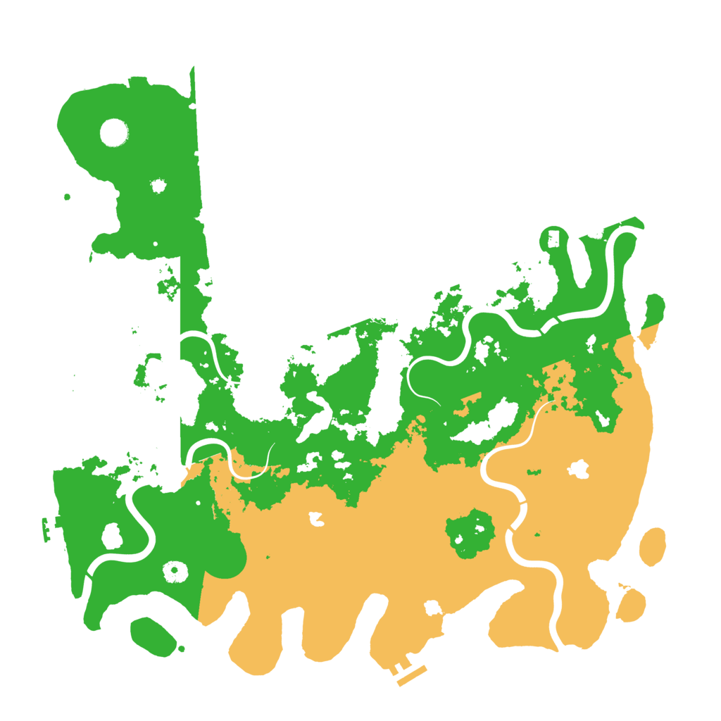 Biome Rust Map: Procedural Map, Size: 4500, Seed: 1957811009