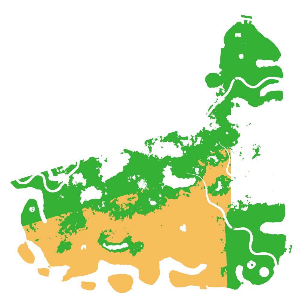 Biome Rust Map: Procedural Map, Size: 5500, Seed: 888
