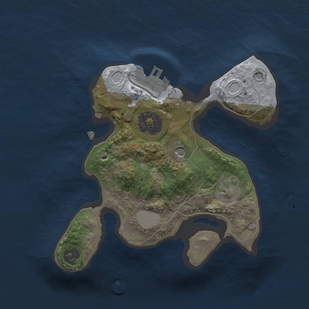 Rust Map: Procedural Map, Size: 1900, Seed: 12346, 7 Monuments