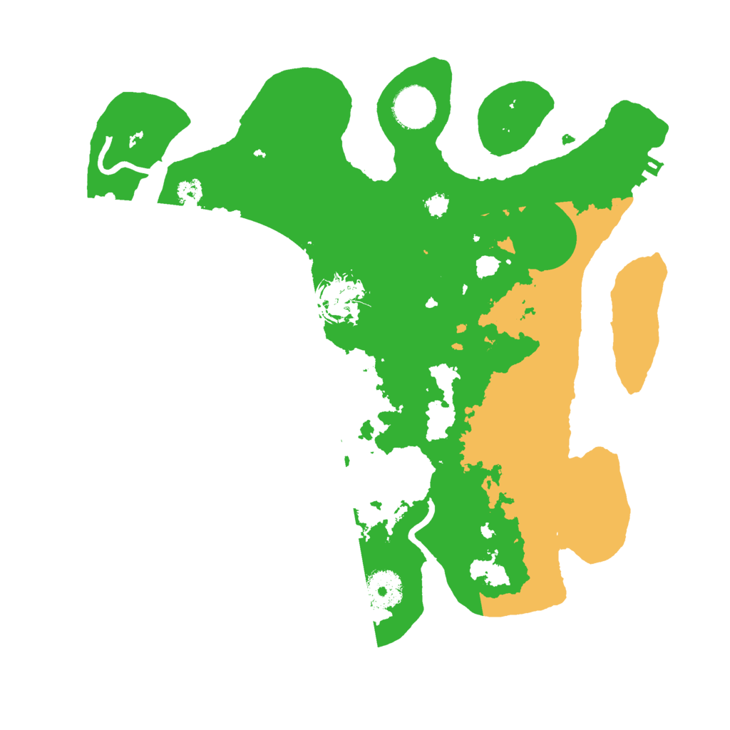 Biome Rust Map: Procedural Map, Size: 3000, Seed: 102158