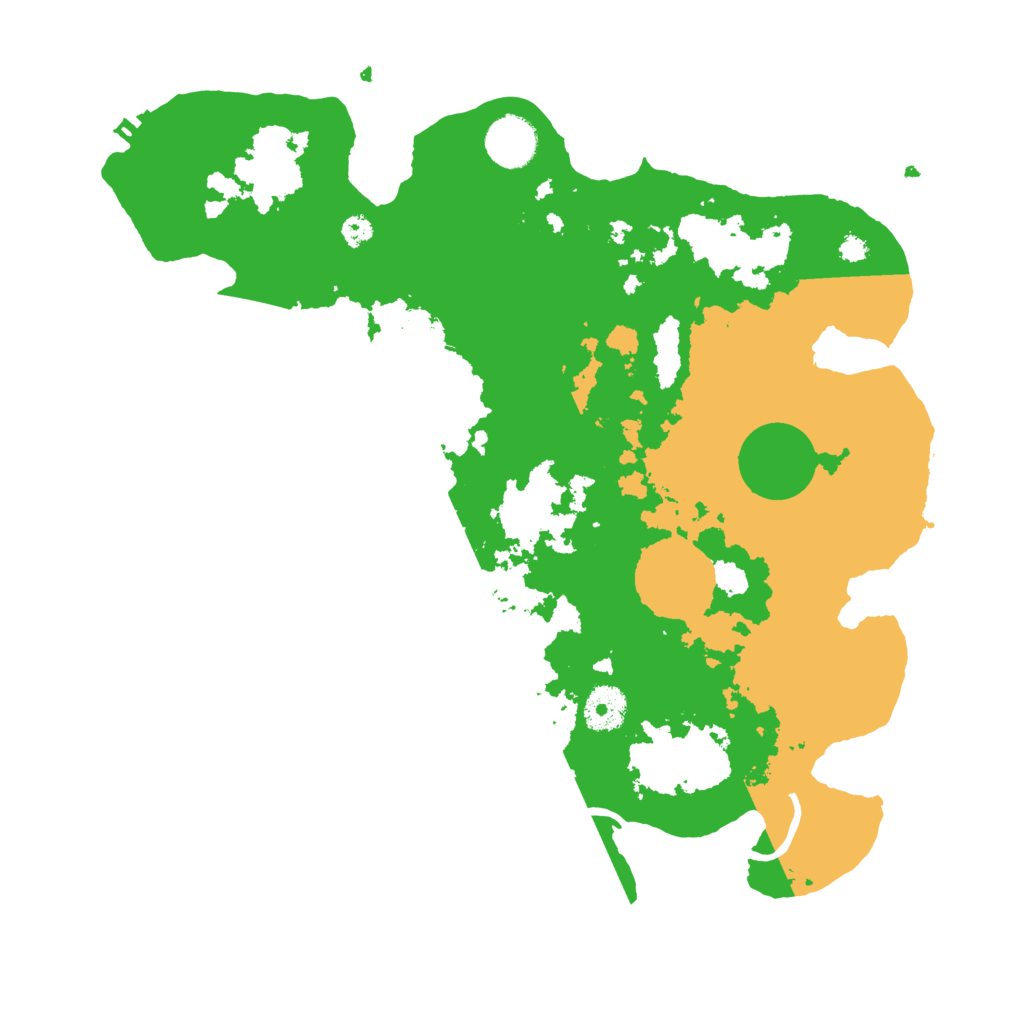 Biome Rust Map: Procedural Map, Size: 3500, Seed: 48200634