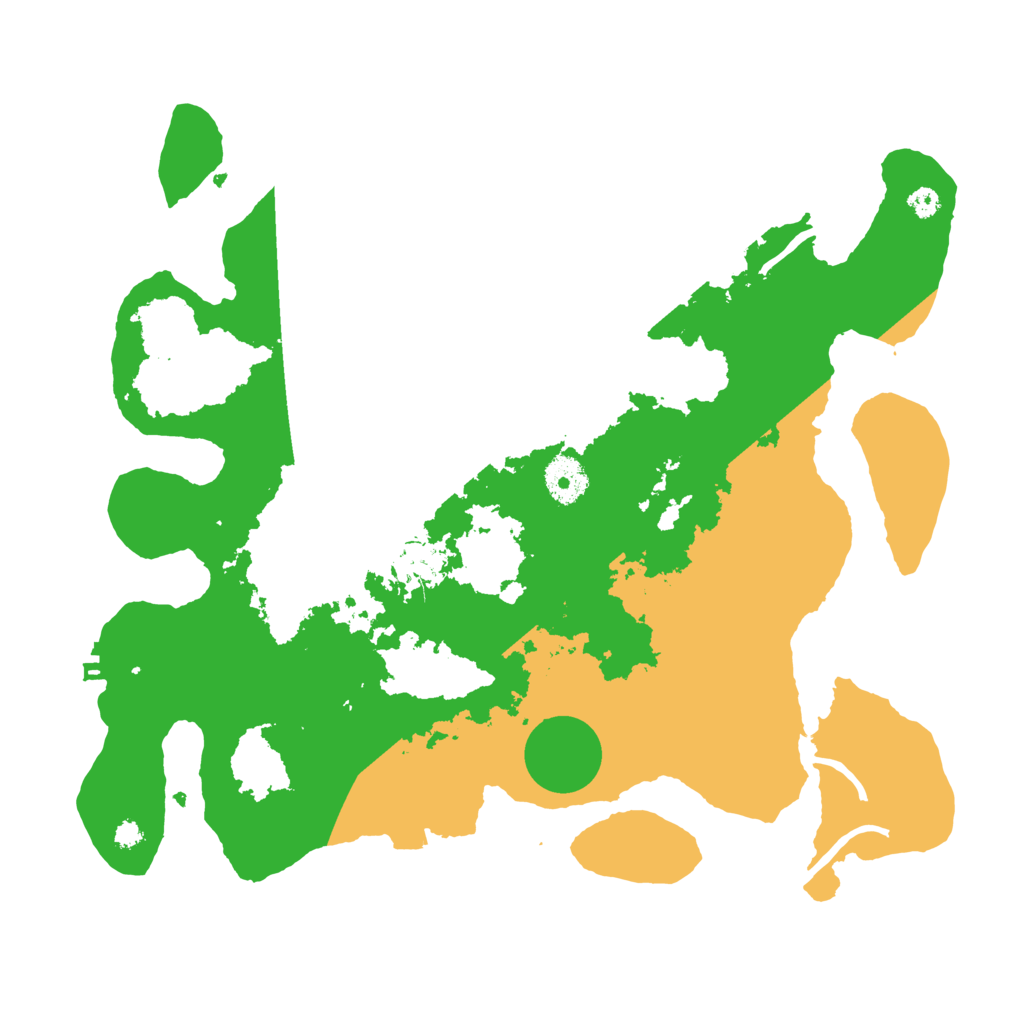 Biome Rust Map: Procedural Map, Size: 3500, Seed: 4211988