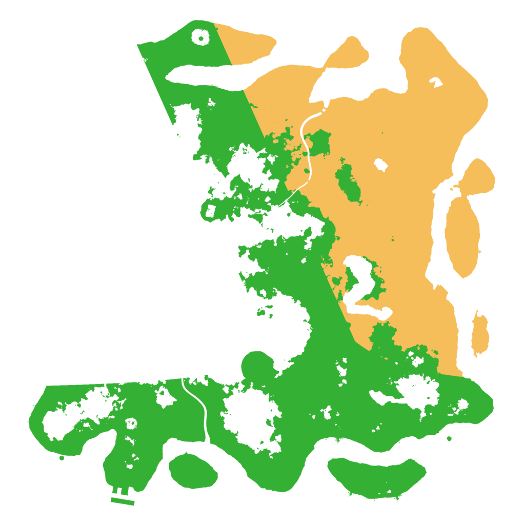 Biome Rust Map: Procedural Map, Size: 4500, Seed: 1304390253