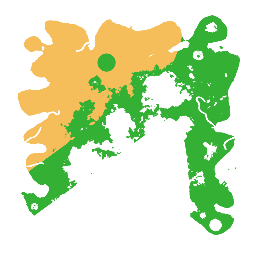 Biome Rust Map: Procedural Map, Size: 3800, Seed: 7465648