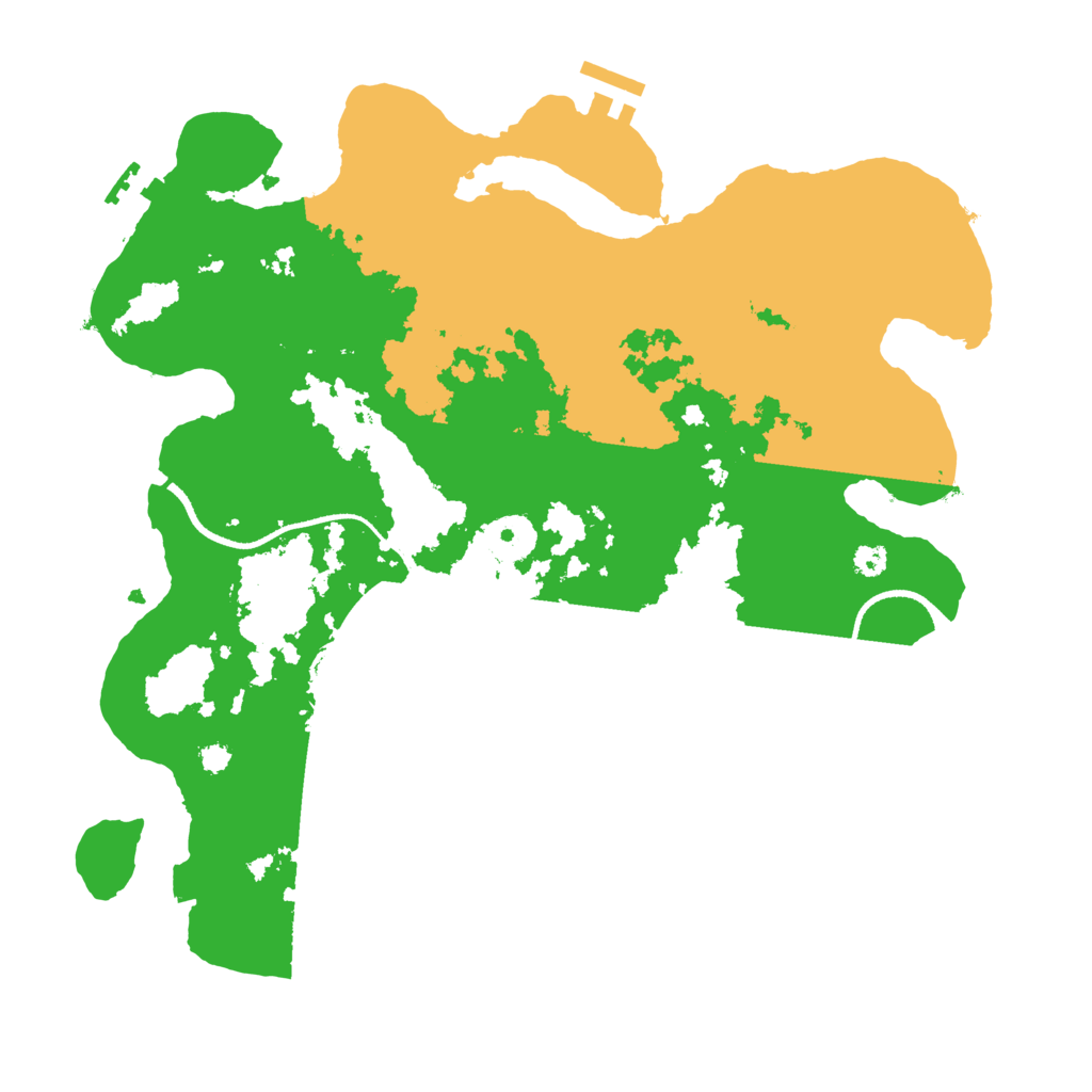 Biome Rust Map: Procedural Map, Size: 3350, Seed: 321