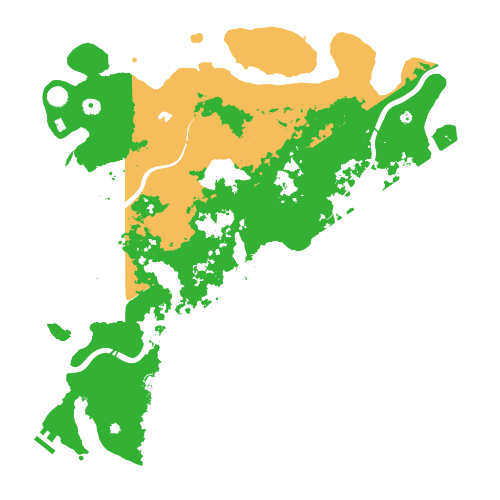 Biome Rust Map: Procedural Map, Size: 4250, Seed: 436443558
