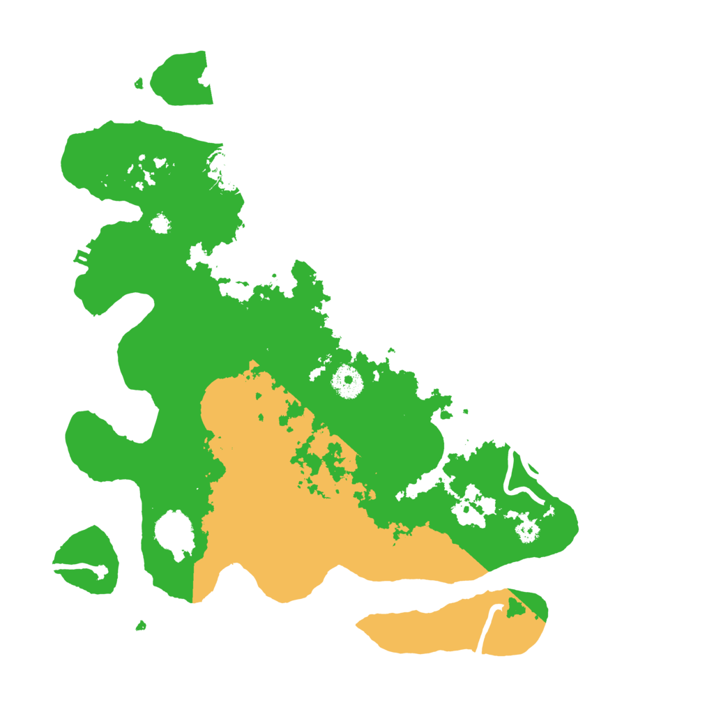 Biome Rust Map: Procedural Map, Size: 3394, Seed: 541415