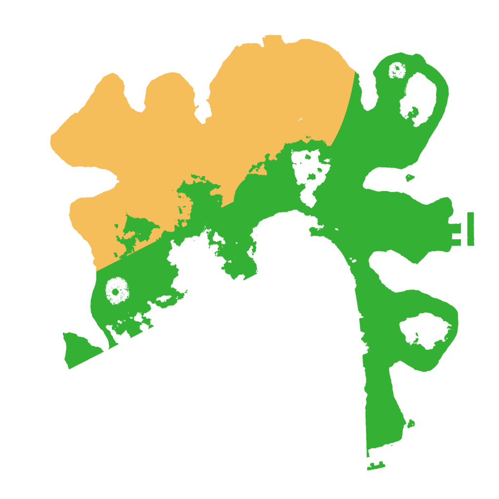 Biome Rust Map: Procedural Map, Size: 3000, Seed: 2449074