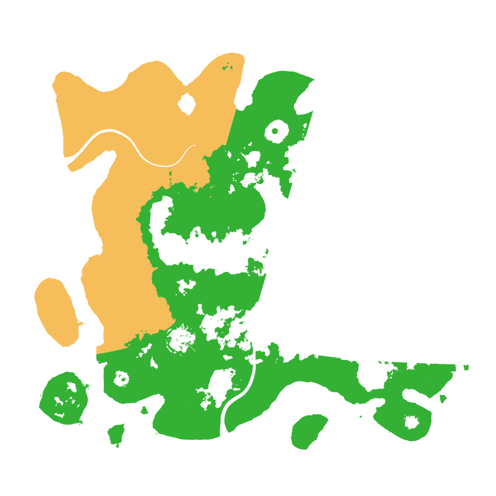 Biome Rust Map: Procedural Map, Size: 3250, Seed: 6088