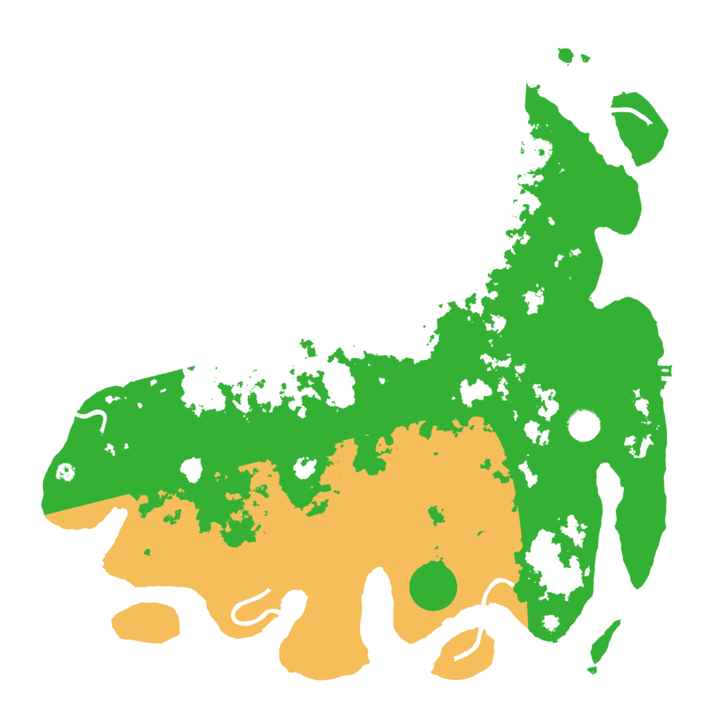 Biome Rust Map: Procedural Map, Size: 4000, Seed: 1186955221