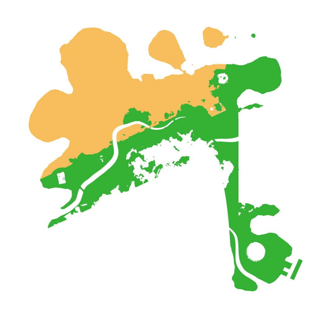 Biome Rust Map: Procedural Map, Size: 3000, Seed: 1852651024