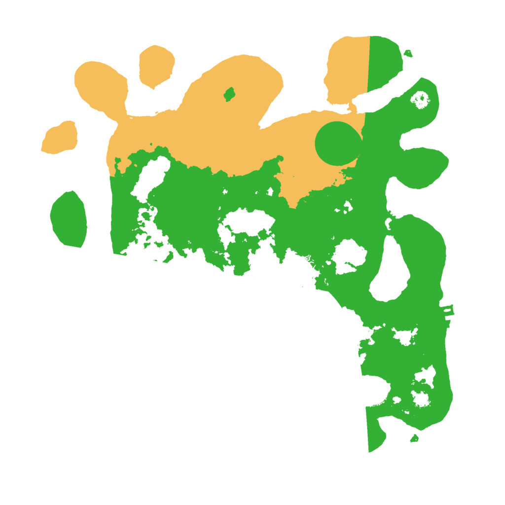 Biome Rust Map: Procedural Map, Size: 3000, Seed: 1801603104