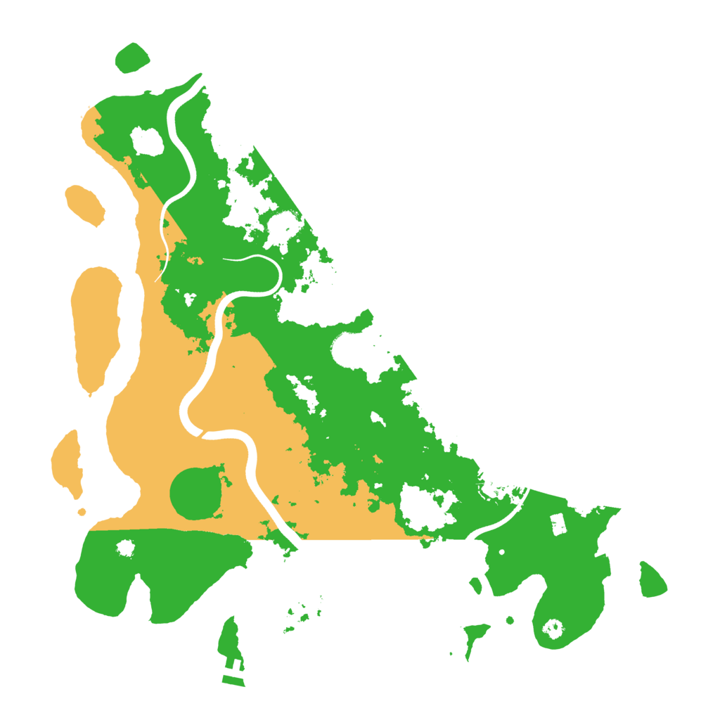 Biome Rust Map: Procedural Map, Size: 3700, Seed: 749080978