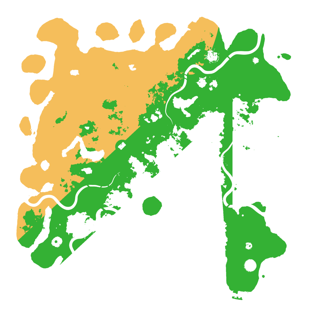 Biome Rust Map: Procedural Map, Size: 4500, Seed: 1137936390