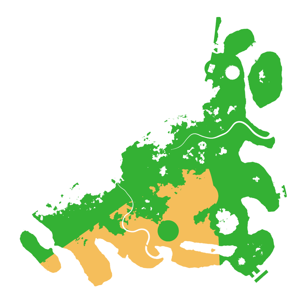 Biome Rust Map: Procedural Map, Size: 3750, Seed: 17524