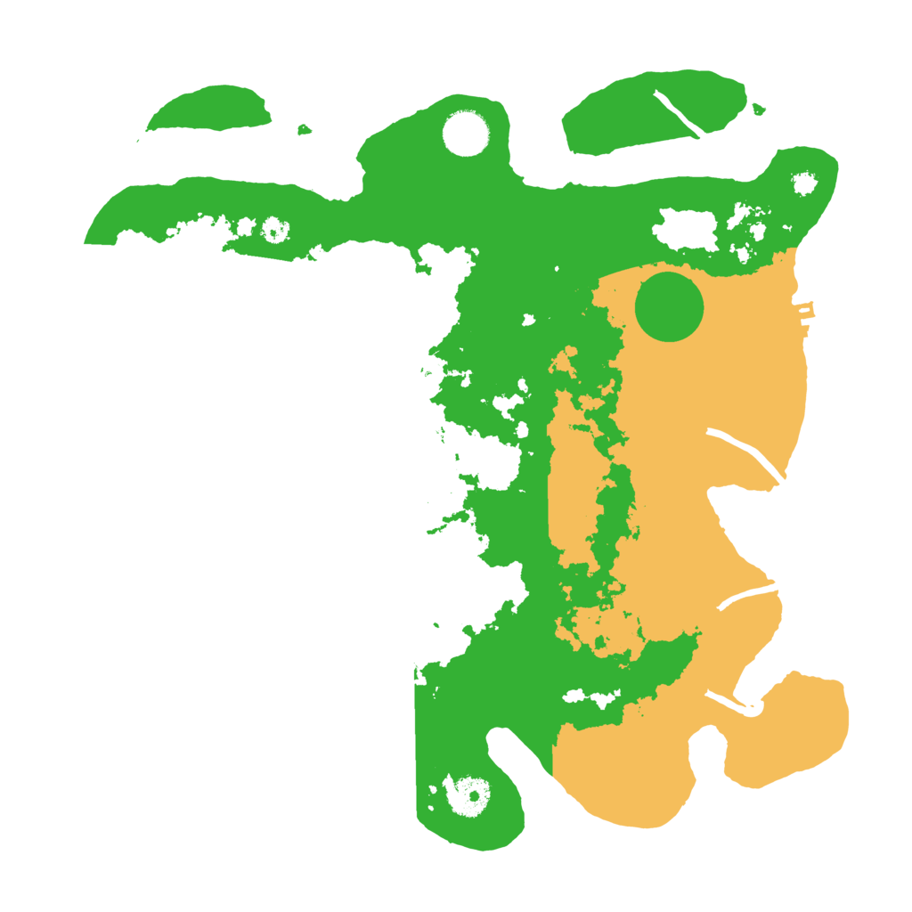 Biome Rust Map: Procedural Map, Size: 3500, Seed: 1754039927