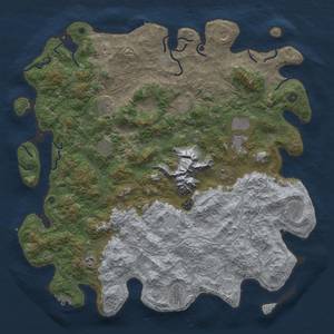 Thumbnail Rust Map: Procedural Map, Size: 5000, Seed: 1125035466, 18 Monuments