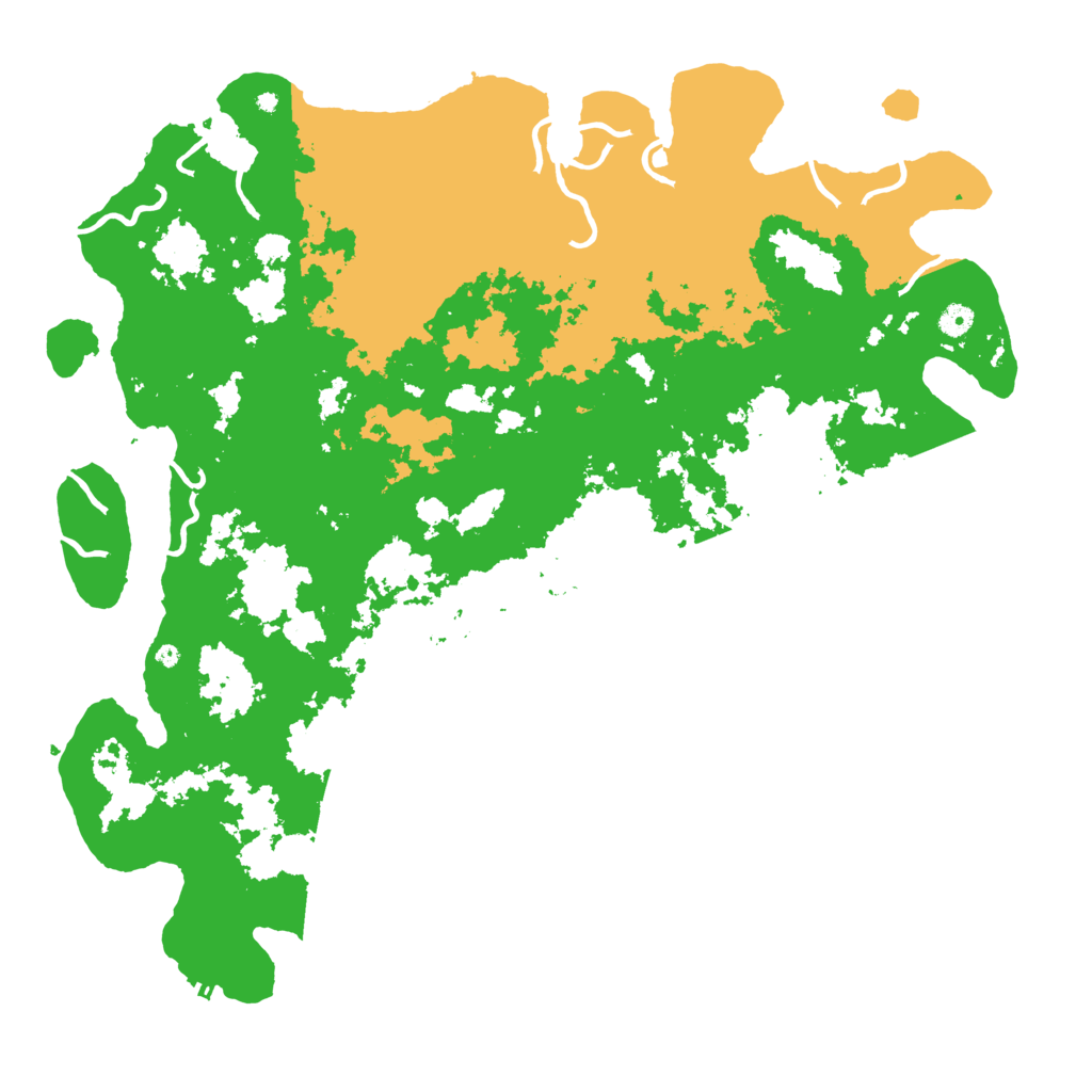 Biome Rust Map: Procedural Map, Size: 5000, Seed: 1125035466