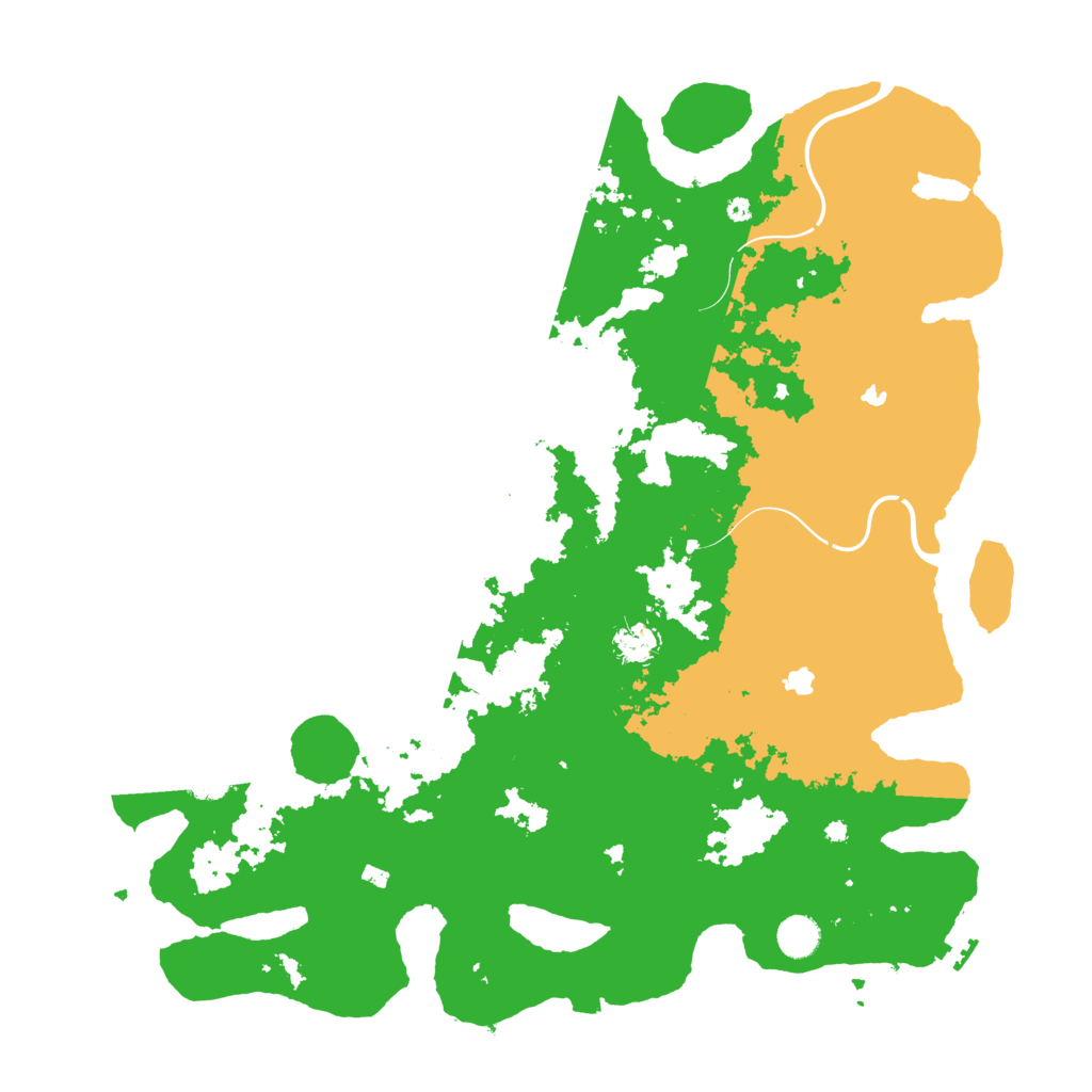 Biome Rust Map: Procedural Map, Size: 4500, Seed: 1840819016