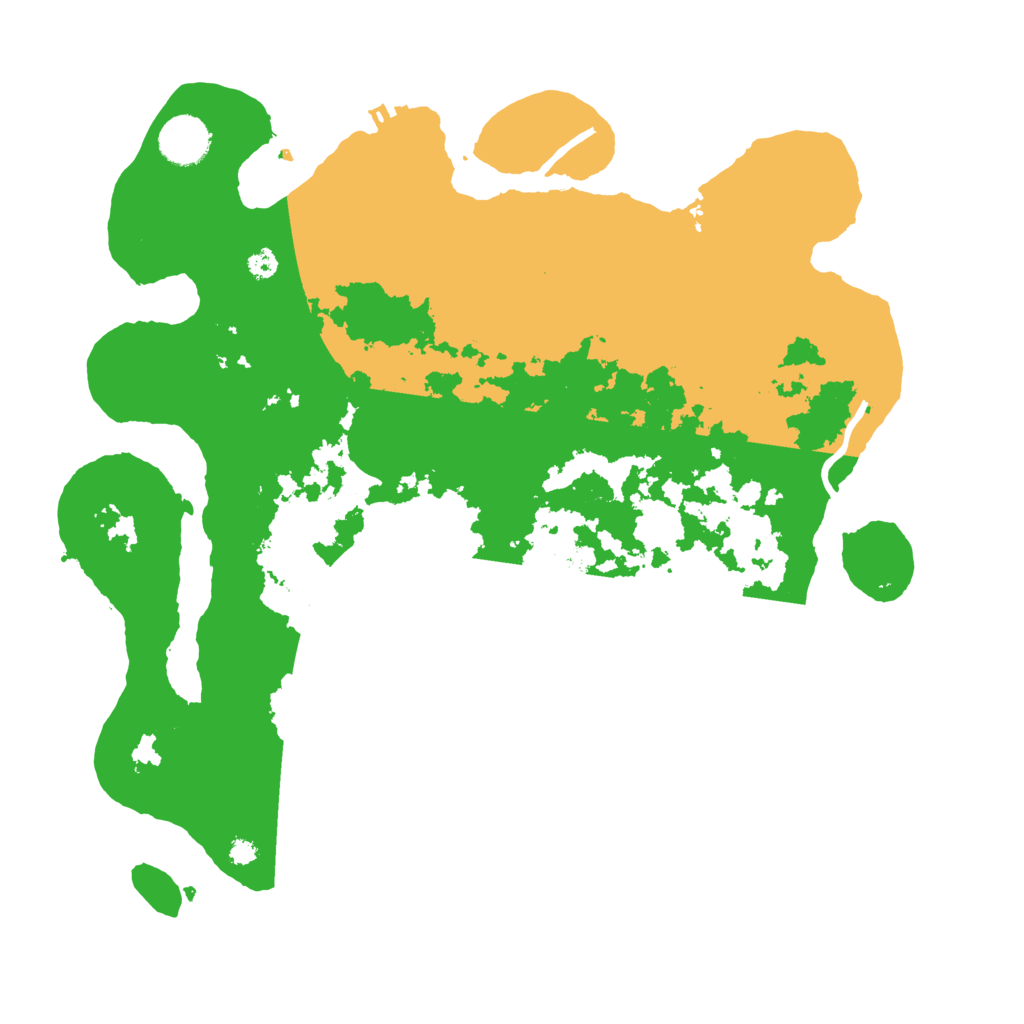 Biome Rust Map: Procedural Map, Size: 3600, Seed: 448253