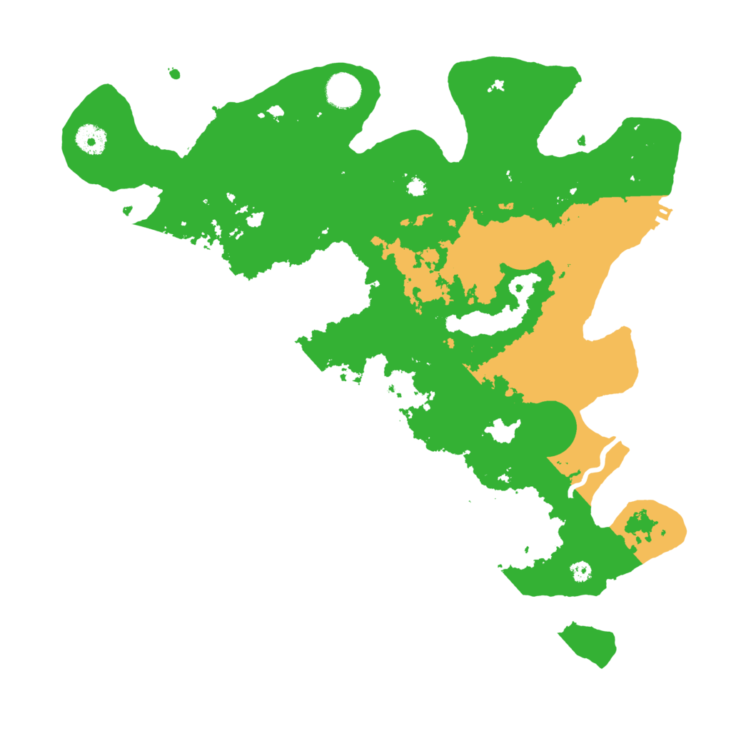 Biome Rust Map: Procedural Map, Size: 3650, Seed: 84910488