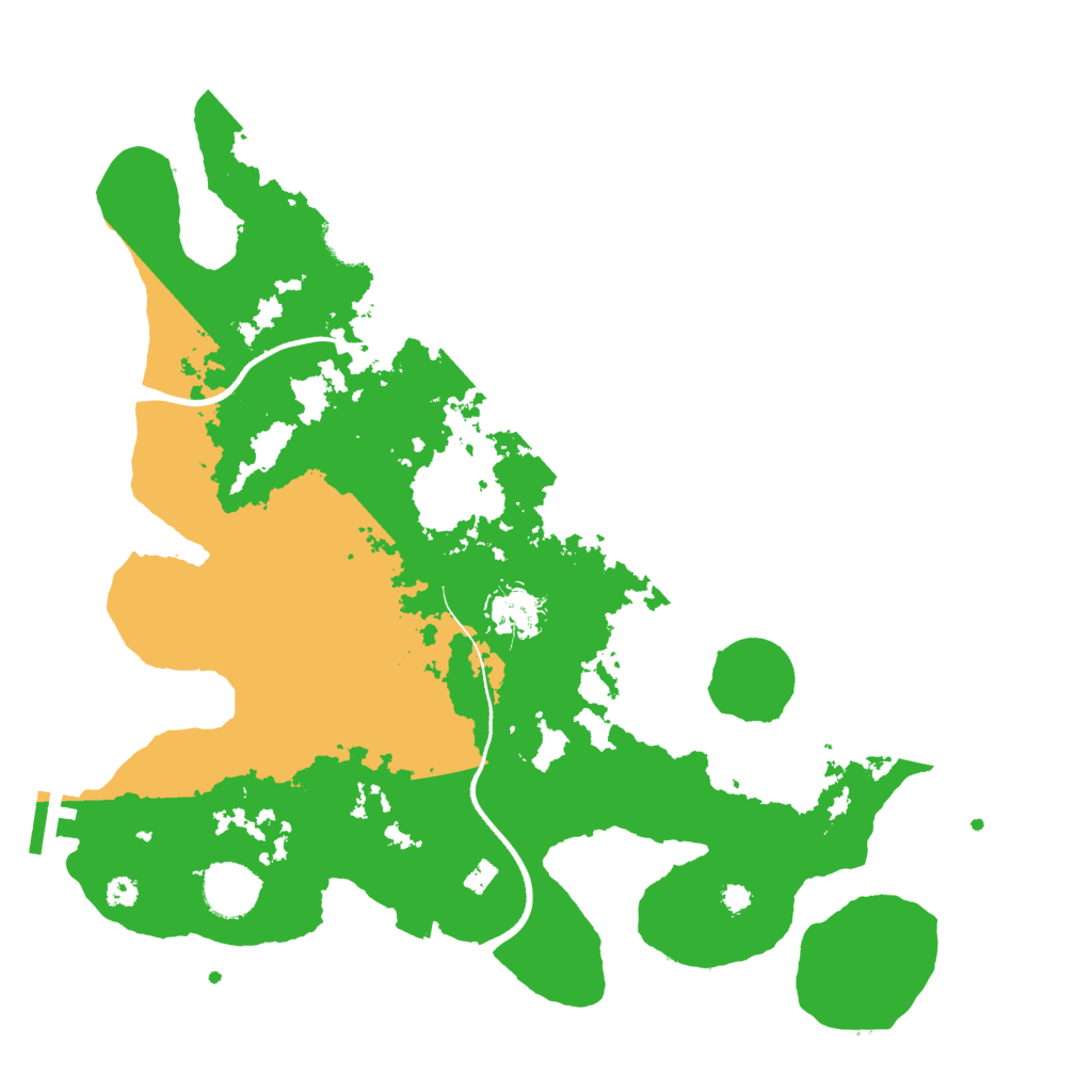 Biome Rust Map: Procedural Map, Size: 3500, Seed: 1130658310