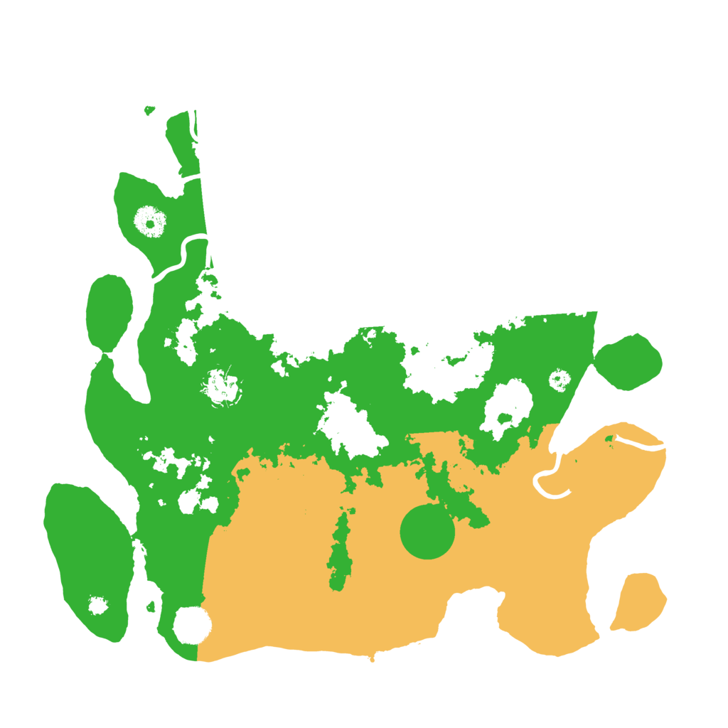 Biome Rust Map: Procedural Map, Size: 3500, Seed: 2080465421