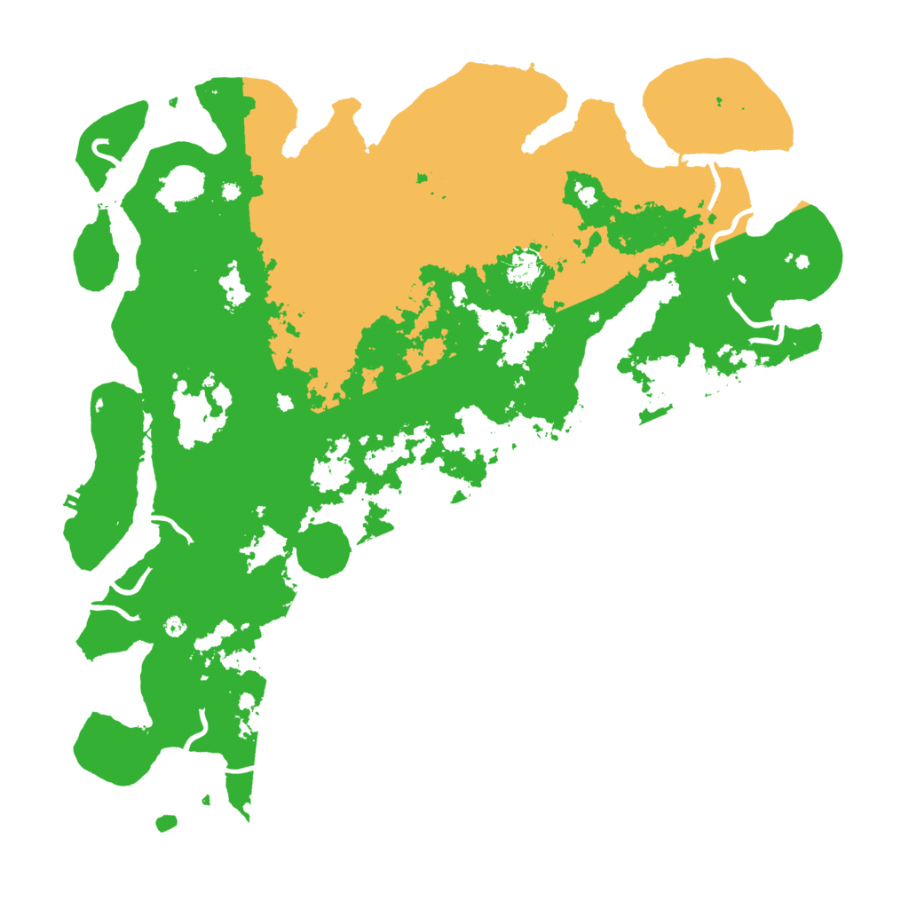 Biome Rust Map: Procedural Map, Size: 4500, Seed: 2032573536