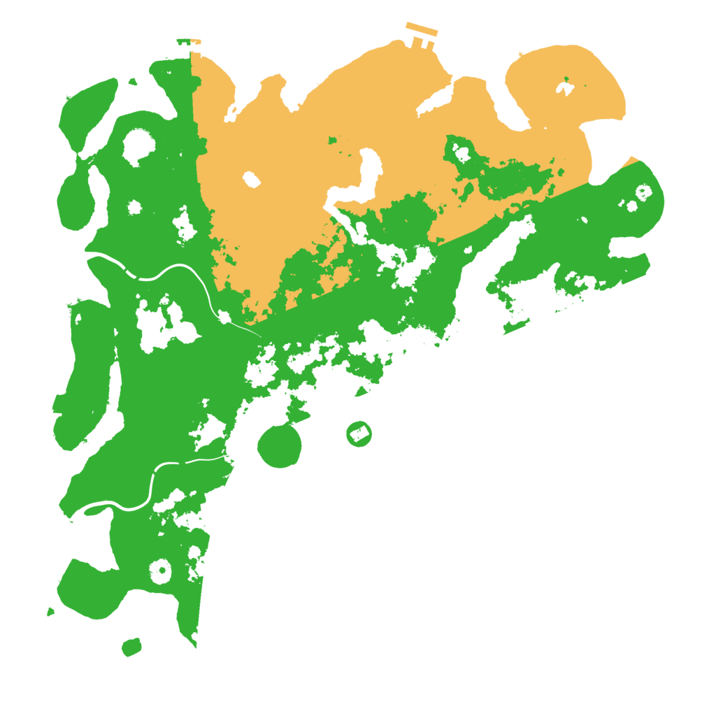 Biome Rust Map: Procedural Map, Size: 4500, Seed: 2032573536
