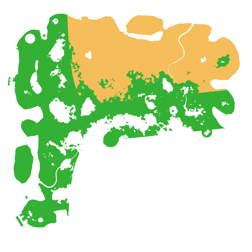 Biome Rust Map: Procedural Map, Size: 4500, Seed: 95264188