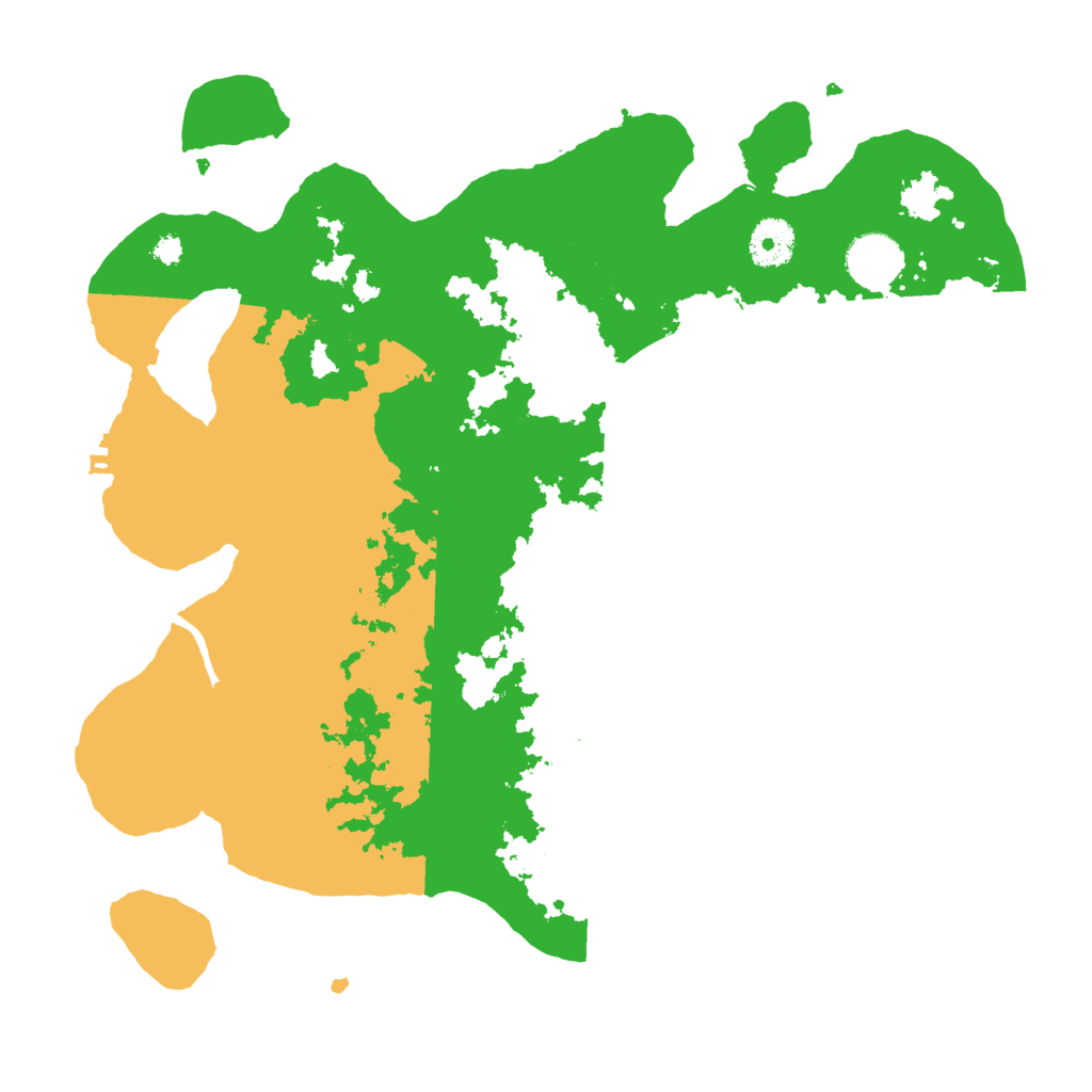 Biome Rust Map: Procedural Map, Size: 3500, Seed: 1237296920