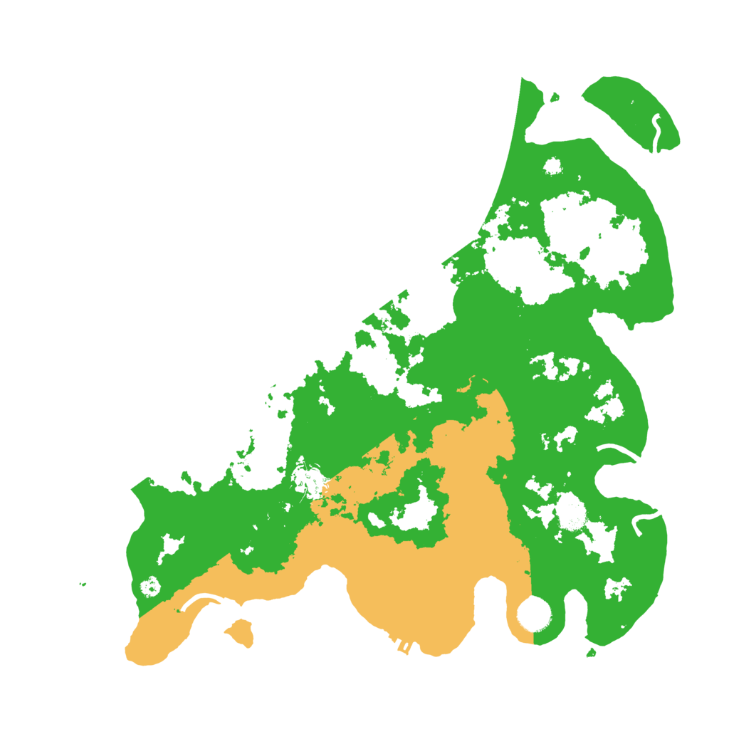 Biome Rust Map: Procedural Map, Size: 3800, Seed: 7155224