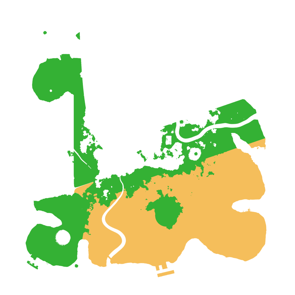 Biome Rust Map: Procedural Map, Size: 3500, Seed: 873453