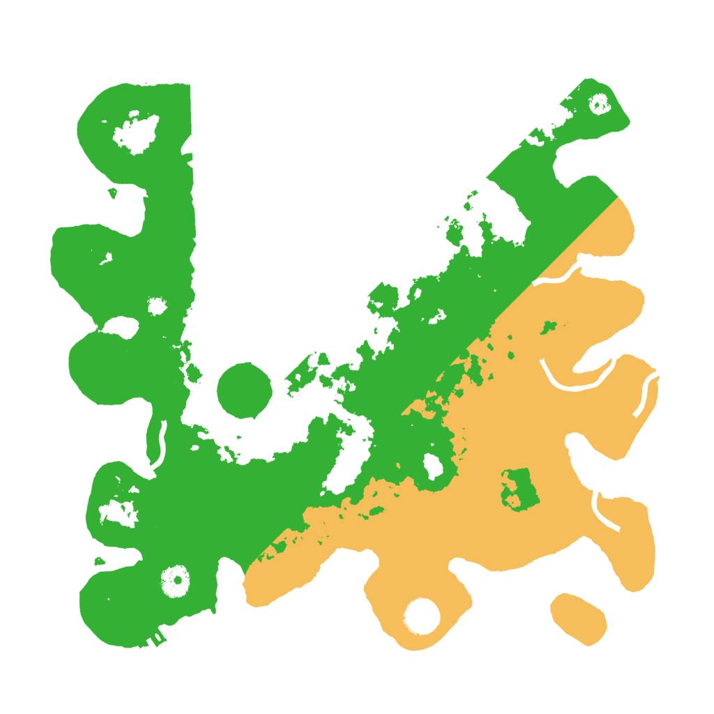 Biome Rust Map: Procedural Map, Size: 3500, Seed: 9436