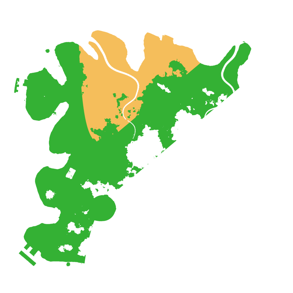 Biome Rust Map: Procedural Map, Size: 3000, Seed: 8438