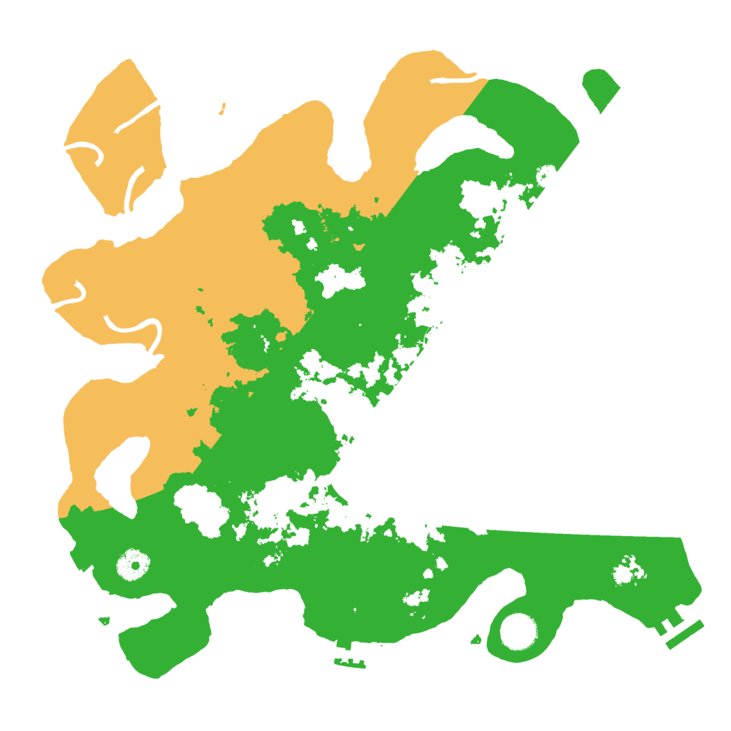 Biome Rust Map: Procedural Map, Size: 3500, Seed: 4530310