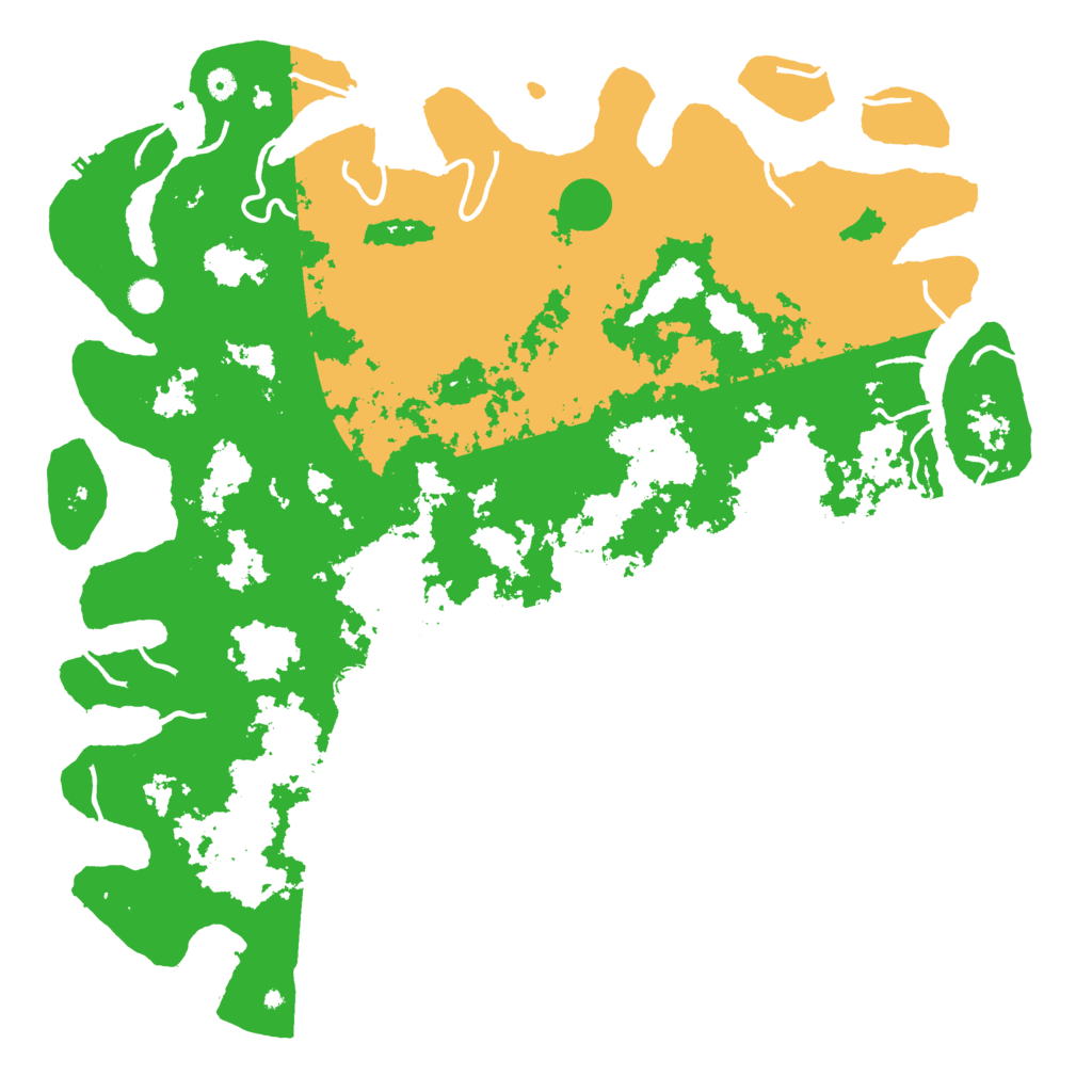 Biome Rust Map: Procedural Map, Size: 5500, Seed: 4892