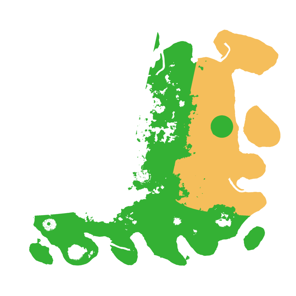Biome Rust Map: Procedural Map, Size: 3500, Seed: 44782352