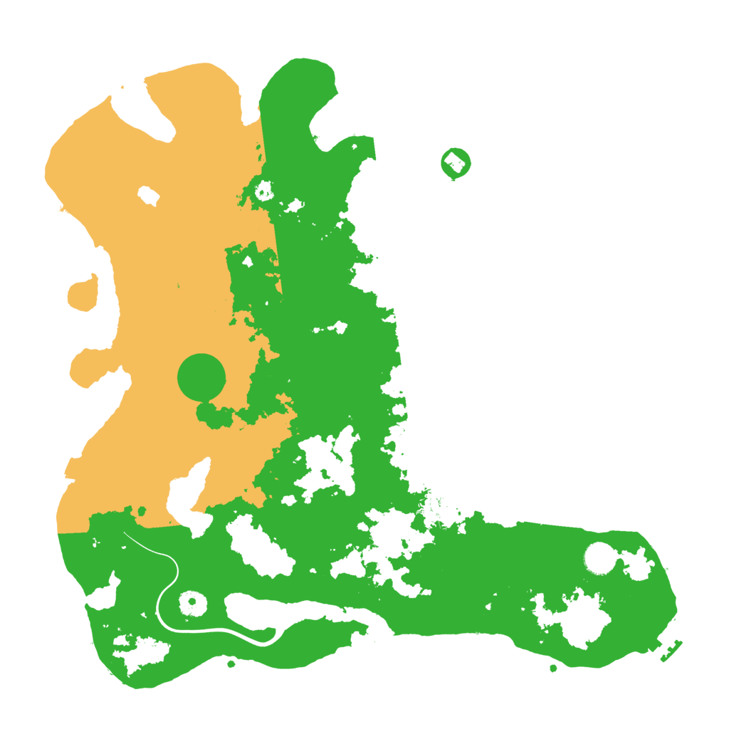 Biome Rust Map: Procedural Map, Size: 4000, Seed: 2333