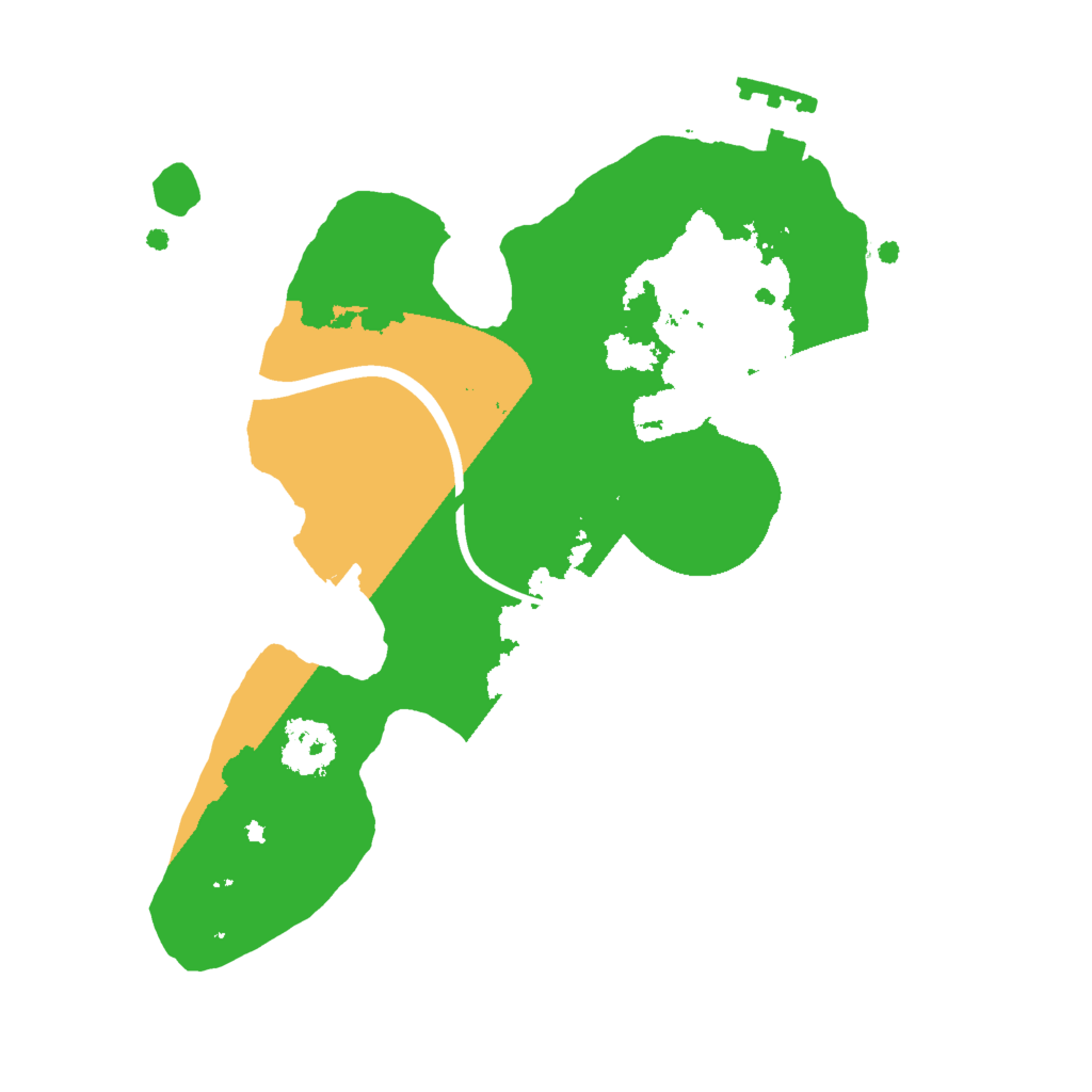 Biome Rust Map: Procedural Map, Size: 2000, Seed: 641000