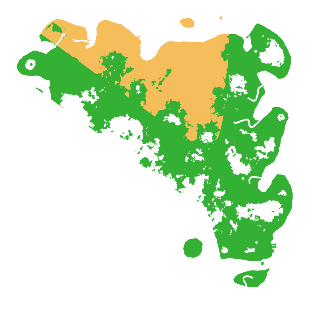 Biome Rust Map: Procedural Map, Size: 4500, Seed: 26432104