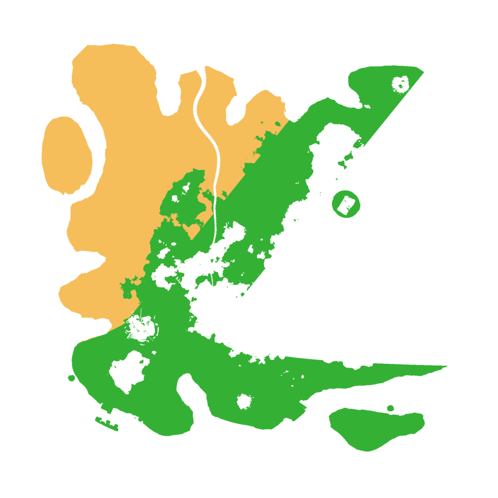 Biome Rust Map: Procedural Map, Size: 3000, Seed: 27221