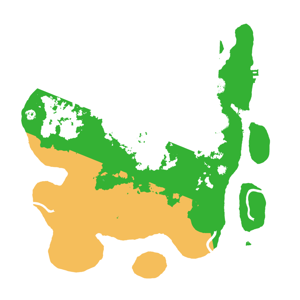 Biome Rust Map: Procedural Map, Size: 3000, Seed: 3487501