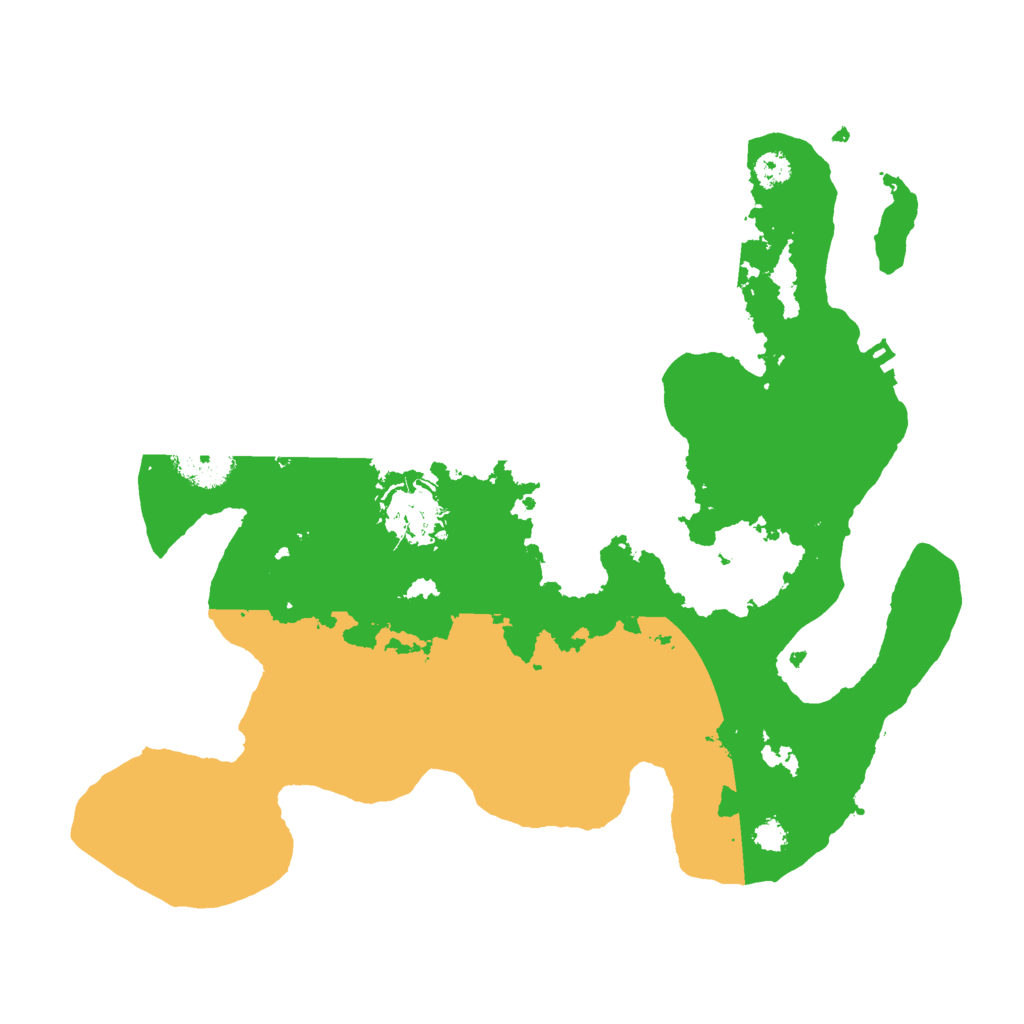 Biome Rust Map: Procedural Map, Size: 3000, Seed: 7446