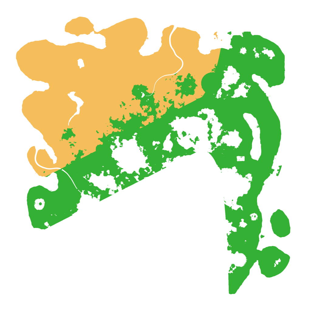 Biome Rust Map: Procedural Map, Size: 4222, Seed: 1000000