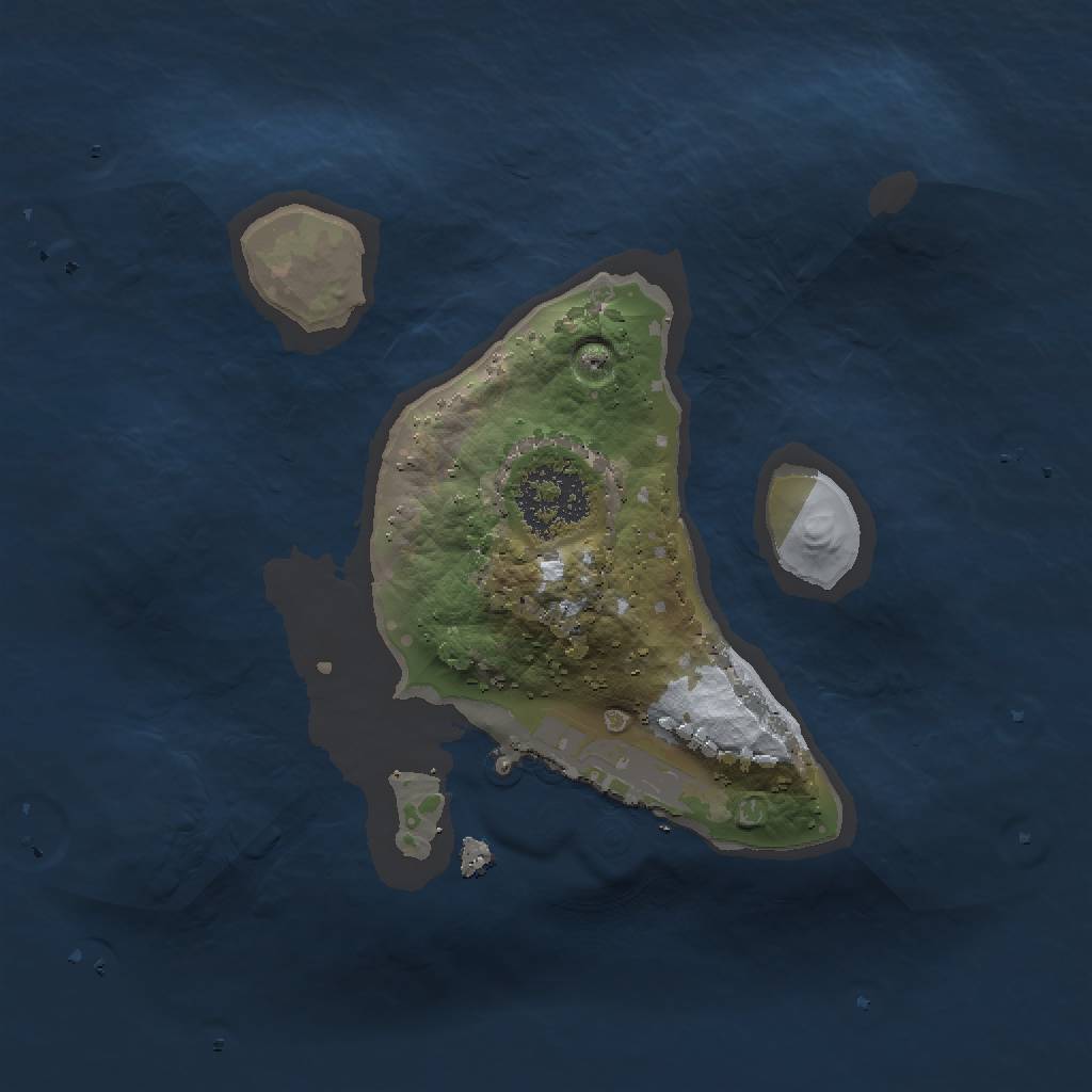 Rust Map: Procedural Map, Size: 1511, Seed: 81838587, 5 Monuments