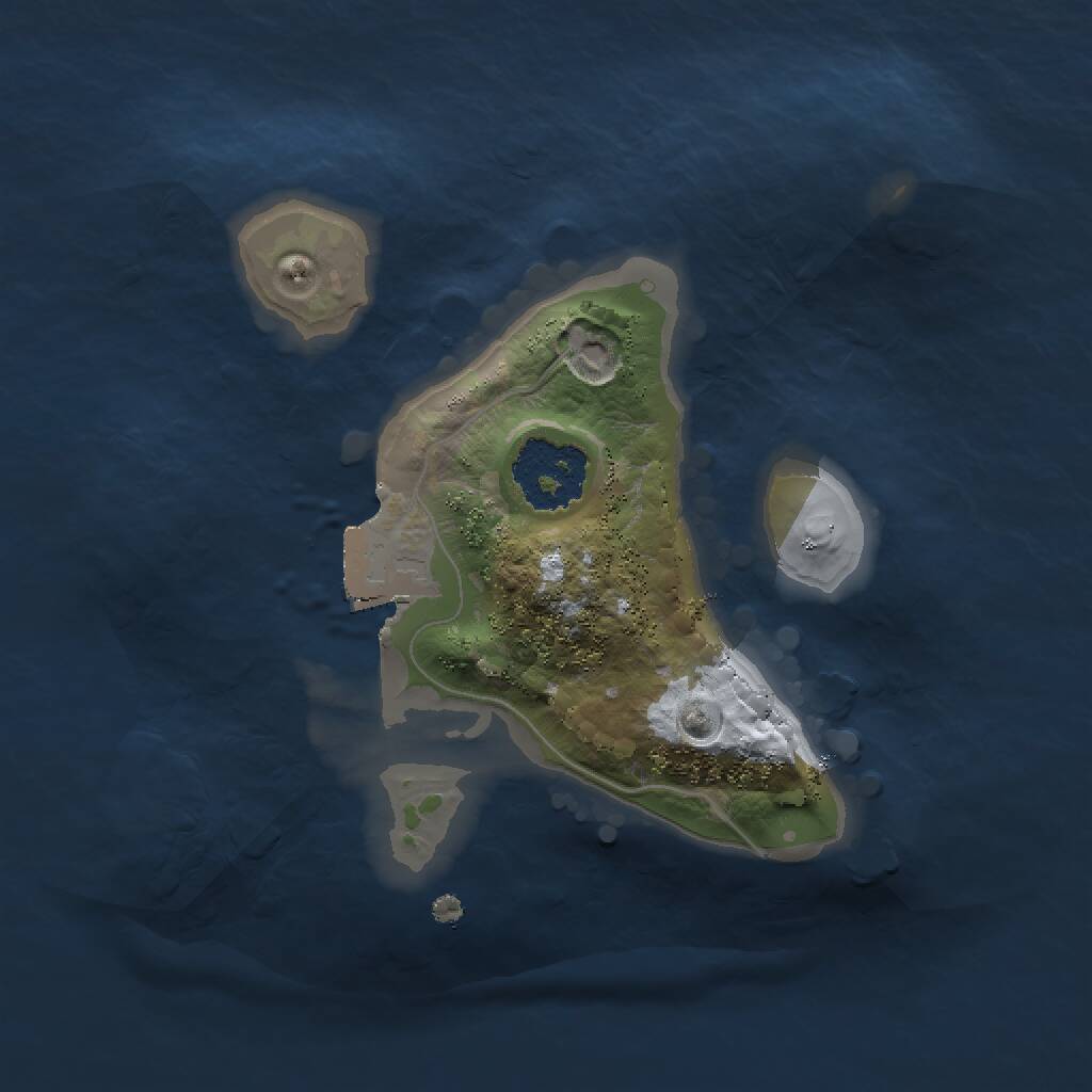 Rust Map: Procedural Map, Size: 1511, Seed: 81838587, 1 Monuments