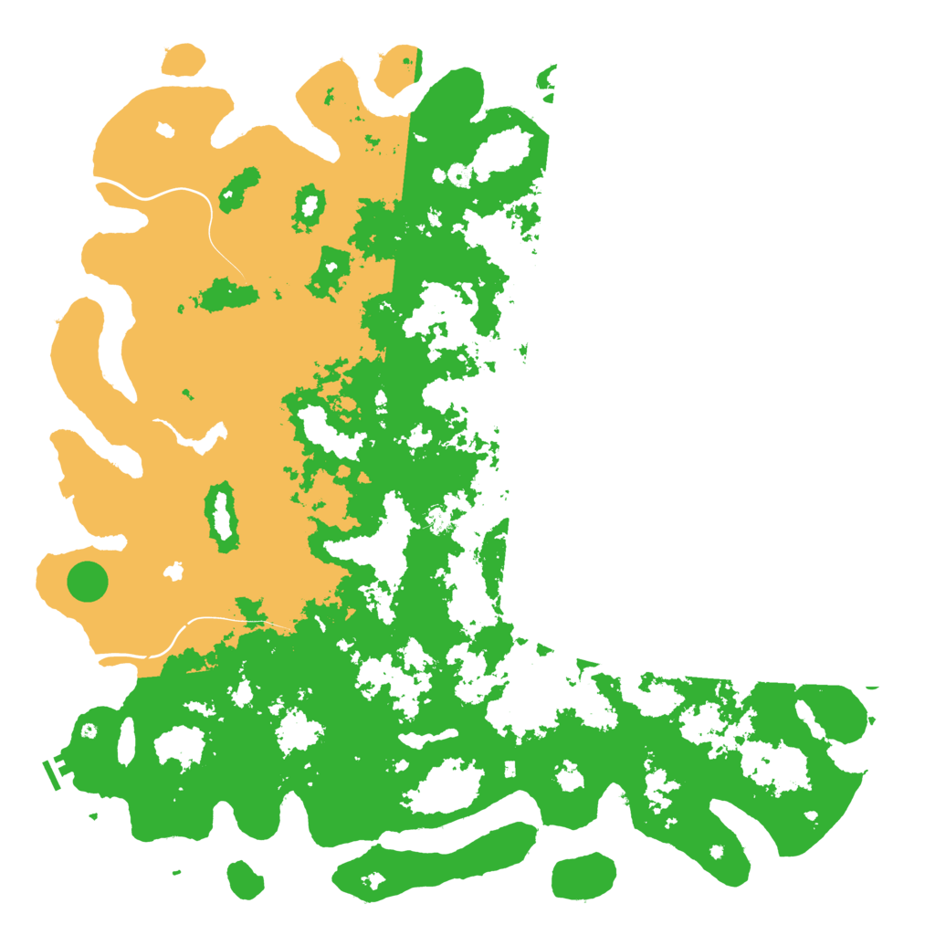 Biome Rust Map: Procedural Map, Size: 6000, Seed: 869419066