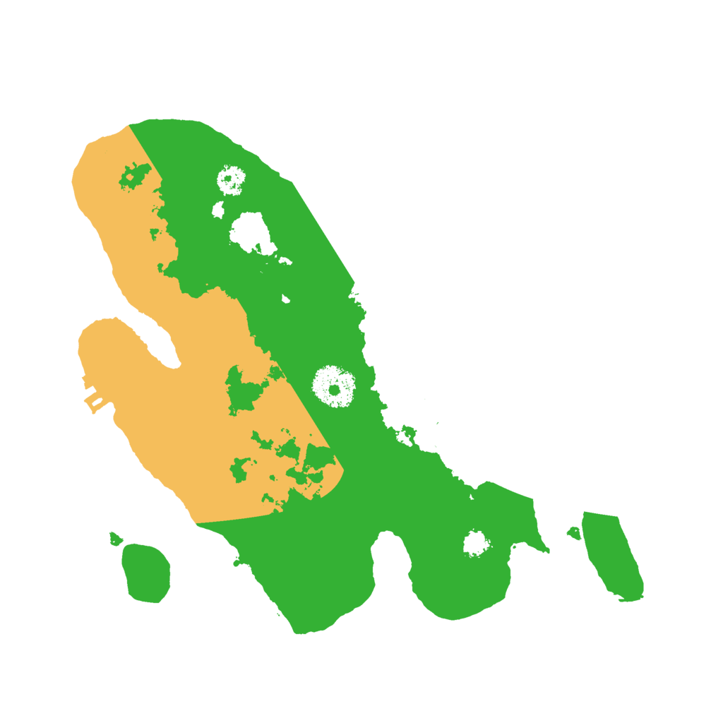 Biome Rust Map: Procedural Map, Size: 2600, Seed: 12283